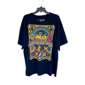 Grateful Dead Winterland Ballroom Farewell 1978 Tee Navy XL Liquid Blue
